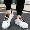 Spring and Autumn Fashion New Casual Men's Flat Bottomed Board Shoes with Soft Soles Lightweight and Trendy Men's Casual Shoes