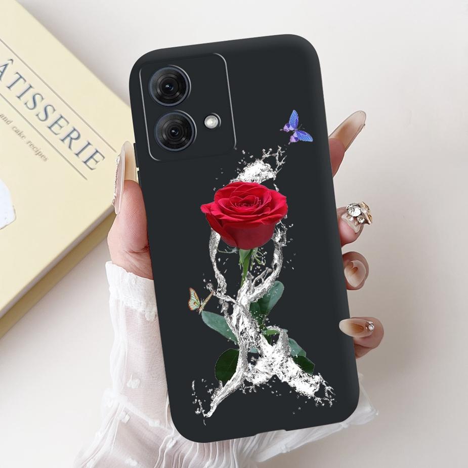 For Motorola Moto G54 5G Case XT2343-1 Luxury Candy Painted Cover Soft TPU Phone Case For Motorola G84 G 54 MotoG54 MotoG84 Bags