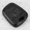2 Knoppen Auto Intelligente Afstandsbediening Sleutelhanger Hoesje Vervanging Geschikt voor Peugeot 206