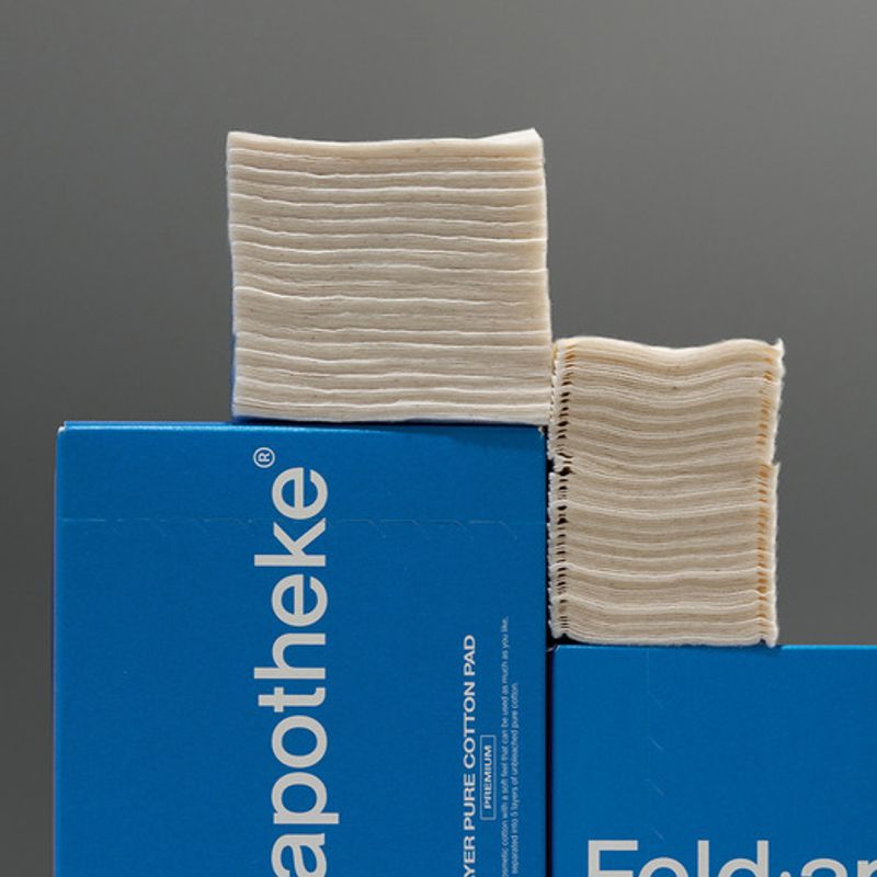 Premium 5-ply 100% Cotton Pads, 80 Sheets