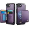Per iPhone 17e Custodia a Portafoglio Magnetica Staccabile 2-in-1 Porta Carte con Blocco RFID Cavalletto Copertura a Libro in Pelle PU Antiurto