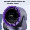 Quiet Powerful Fan Digital Display Fan 4000mAh Battery Fan ABS Texture Suitable for Bedroom Office and School Use