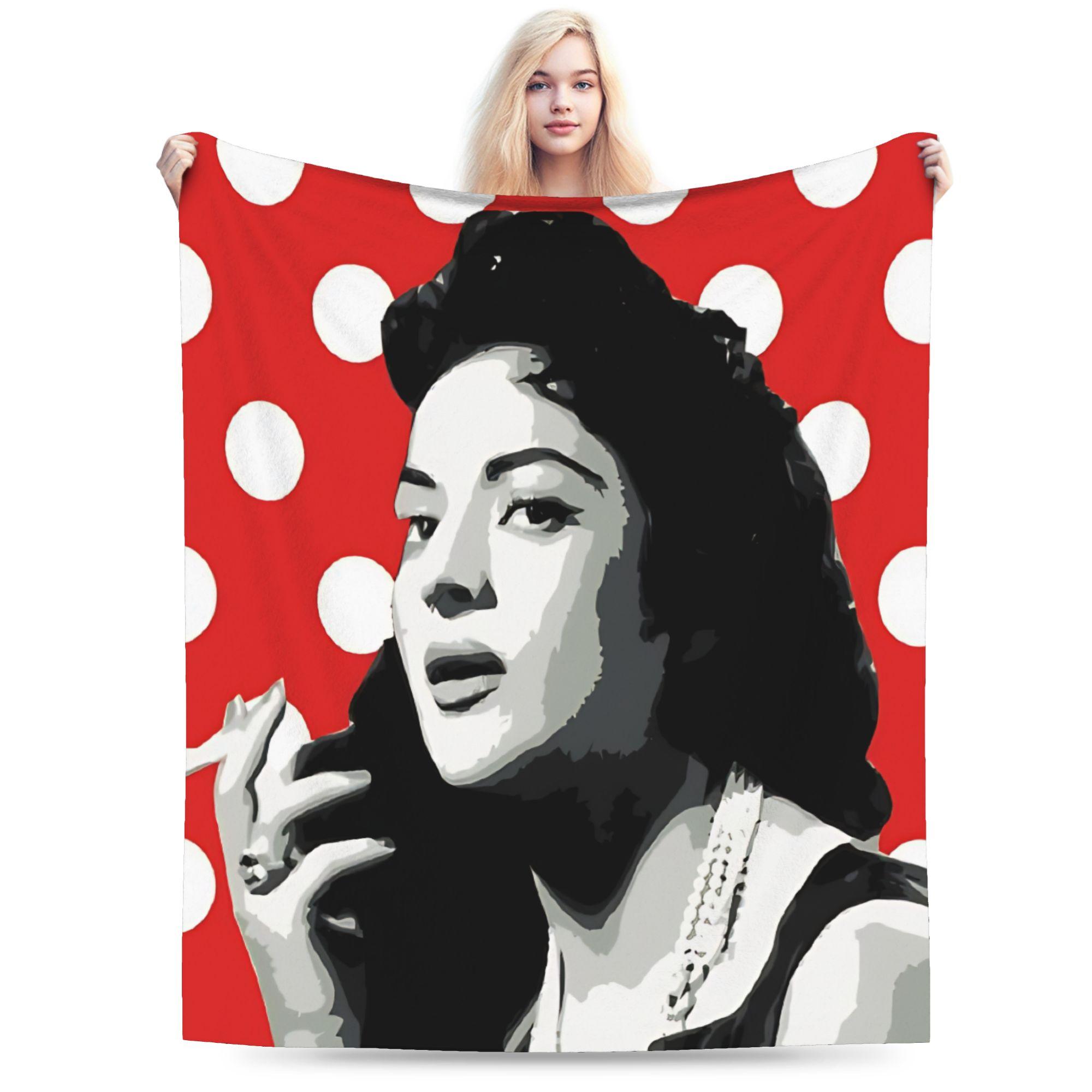 Soft Blankets Camping Lola Flores Throw Blanket Print Bedspread For Living Room 75x90cm
