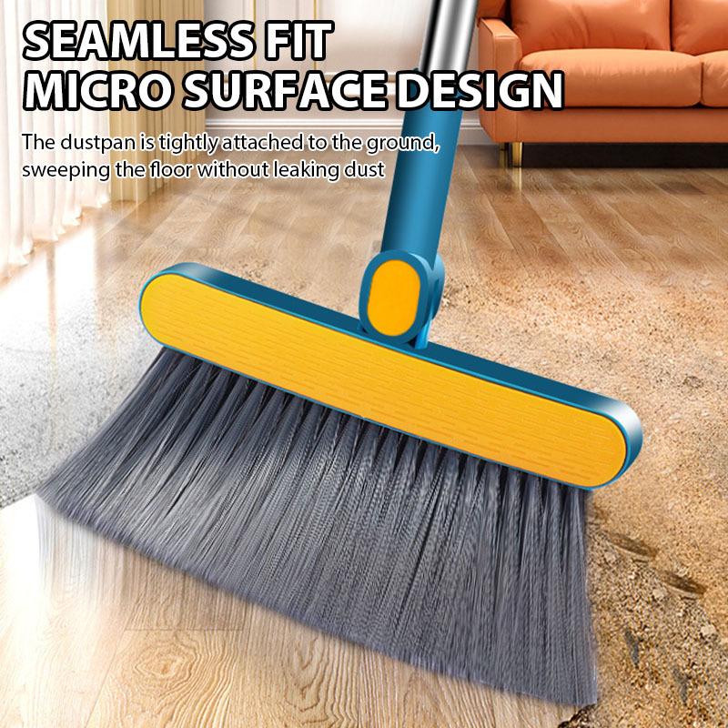 

Kitchen Home Office Folding Broom Dustpan Set Household Cleaning Tools Non-stick Hair Dry Wet Dual-use Broom Sweeping trash sets United States