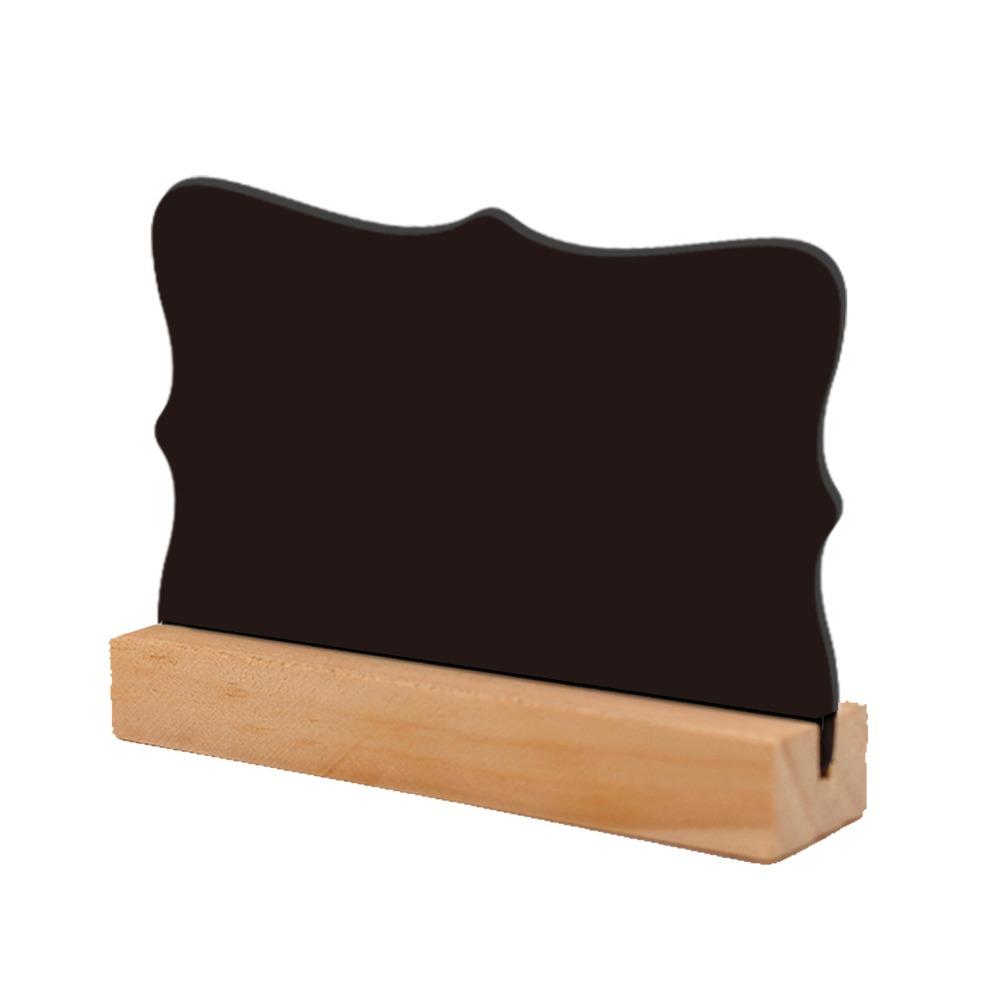 10Pcs/Set DIY Mini Double-Sided Blackboards Reusable Erasable Writing Plate  Coffee House