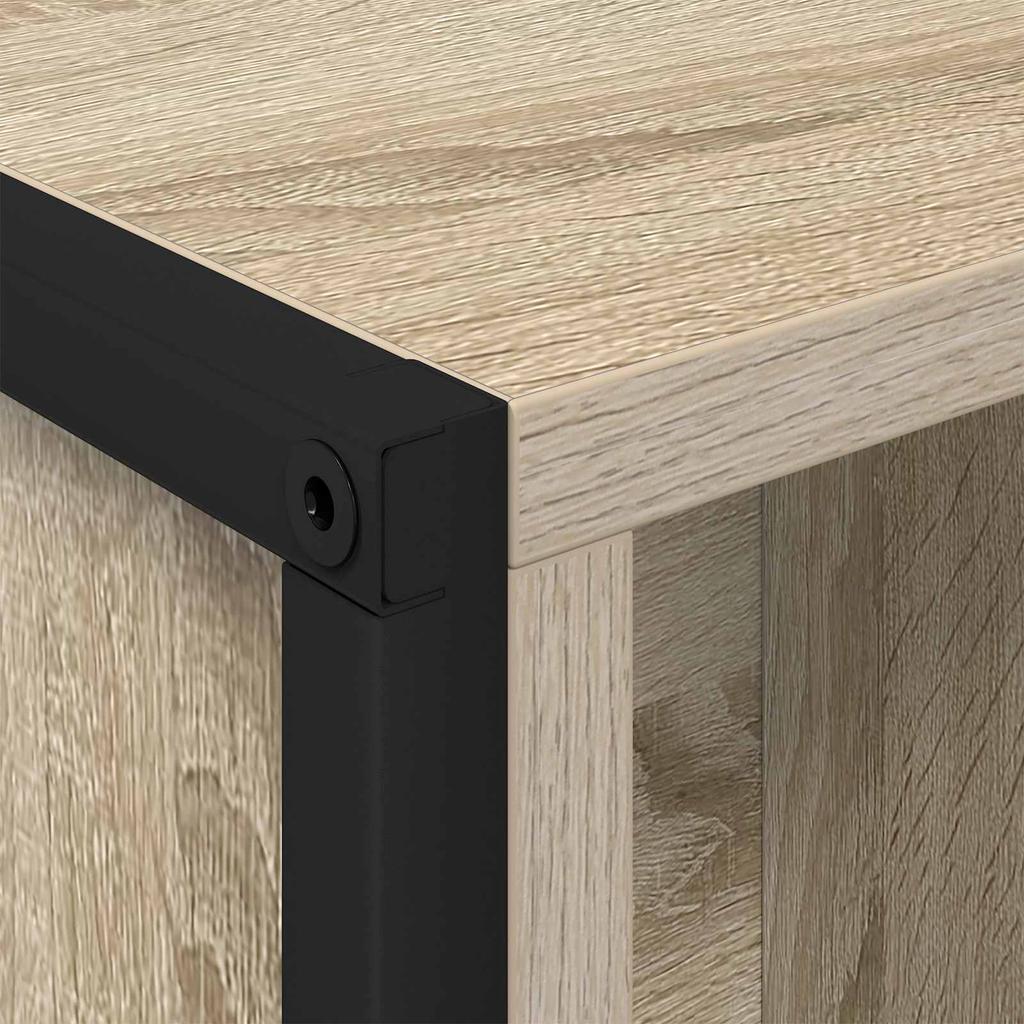 Bookshelf Set of 2 Sonoma 99.5 x 30 x 108 cm Engineered Wood