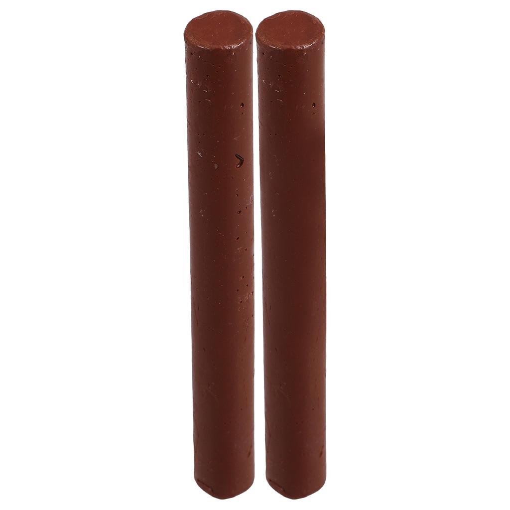 2pcs Furniture Repair Wax Crayons Dark Brown Wood Filler Sticks For Scratches On Tables Cabinets Floors Hardwood Laminate