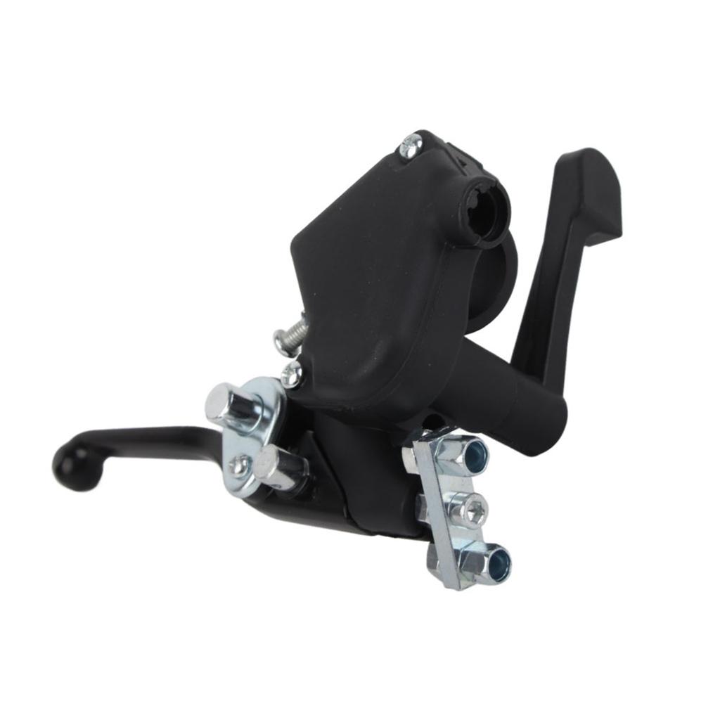 22mm 0.9in Twin Brake Lever Thumb Throttle Speed Governor Fit for 49cc Mini Kid Quad ATV Bike