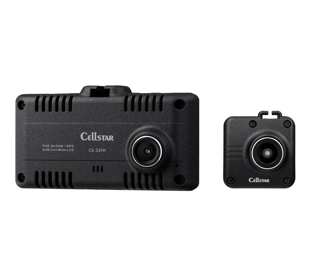 CELLSTAR Drive 2 front and rear 2 million million Full HD HDR inch touch panel with microSD parking monitoring safe driving support GPS notification