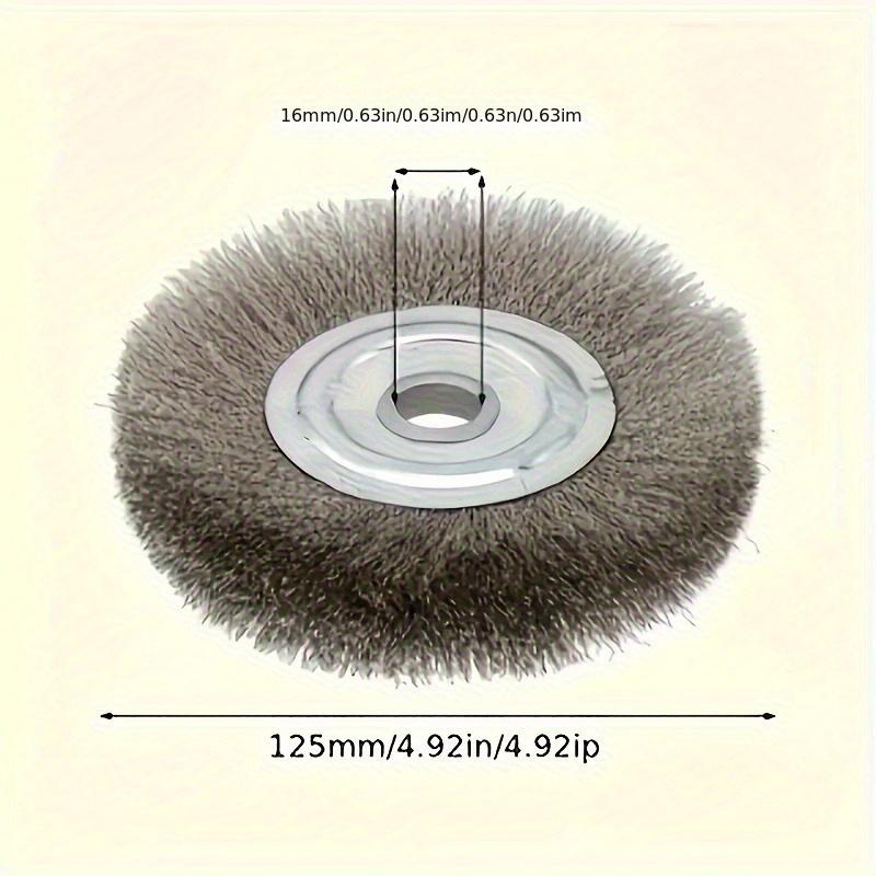 1/2pcs Carbon Steel Wire Brush Set, Suitable for Bench Grinders and Angle Grinders - Coarse Brushes for Polishing and Rust Removal,