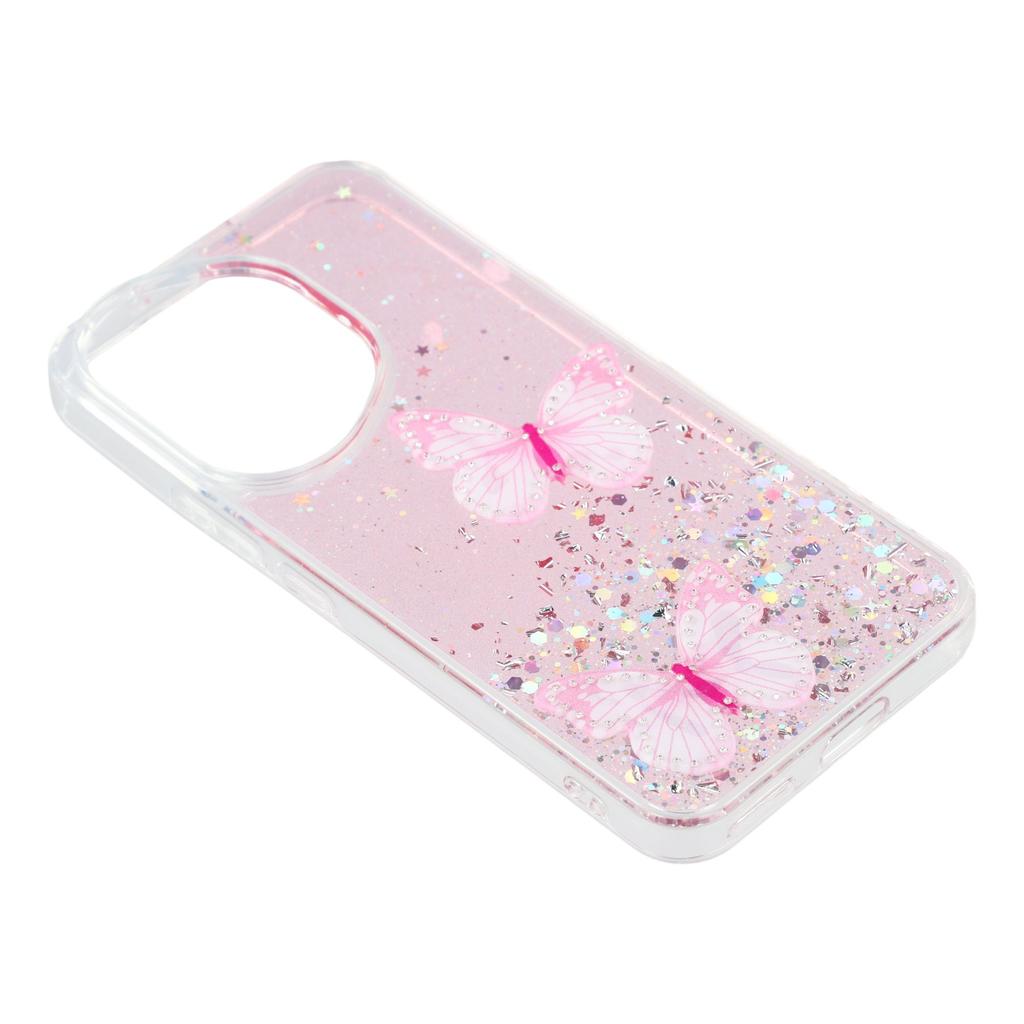For Honor 400 5G (Global) Case Epoxy PVC Butterfly TPU Aesthetics Phone Cover