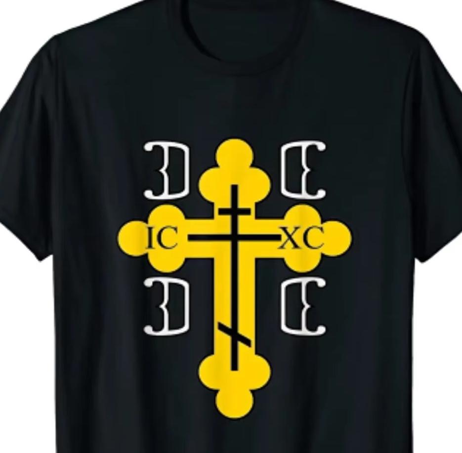 Serbia Orthodox Cross for Serbs Unisex TShirt Short Sleeve Casual Cotton ONeck Summer Shirts