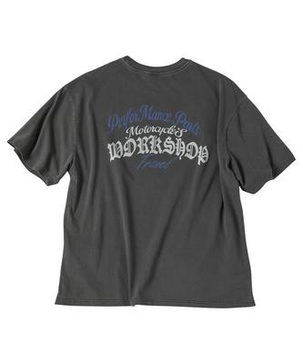 TRAVEL Racer Pigment Short Sleeve T-Shirt Black Charcoal