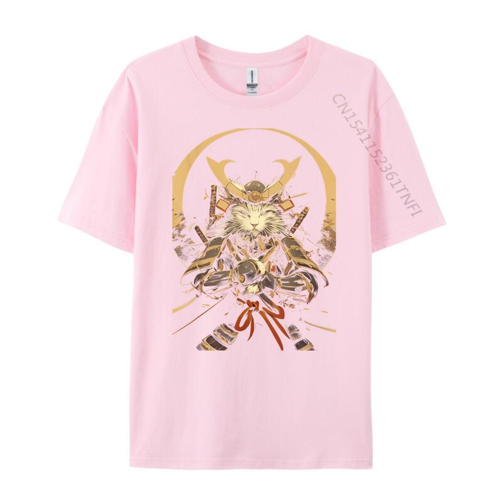 Cat Samurai Ninja Cat Samurai Art Vintage Ukiyo E Harajuku Cotton Comfort Luxury TShirt Party