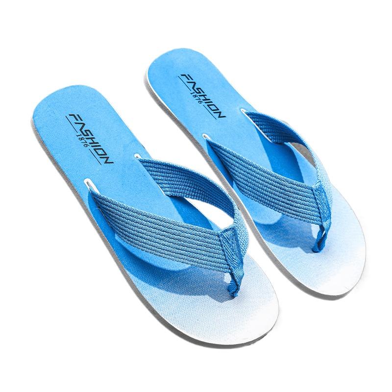 Fashion EVA High Rebound Men's Casual Flip Flops Summer Outdoor Casual Beach Slippers Men's Shoes