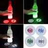 Coaster - YWEI - Mini Luminous LED - 10 Pieces - Stickers for Bottle - Blue
