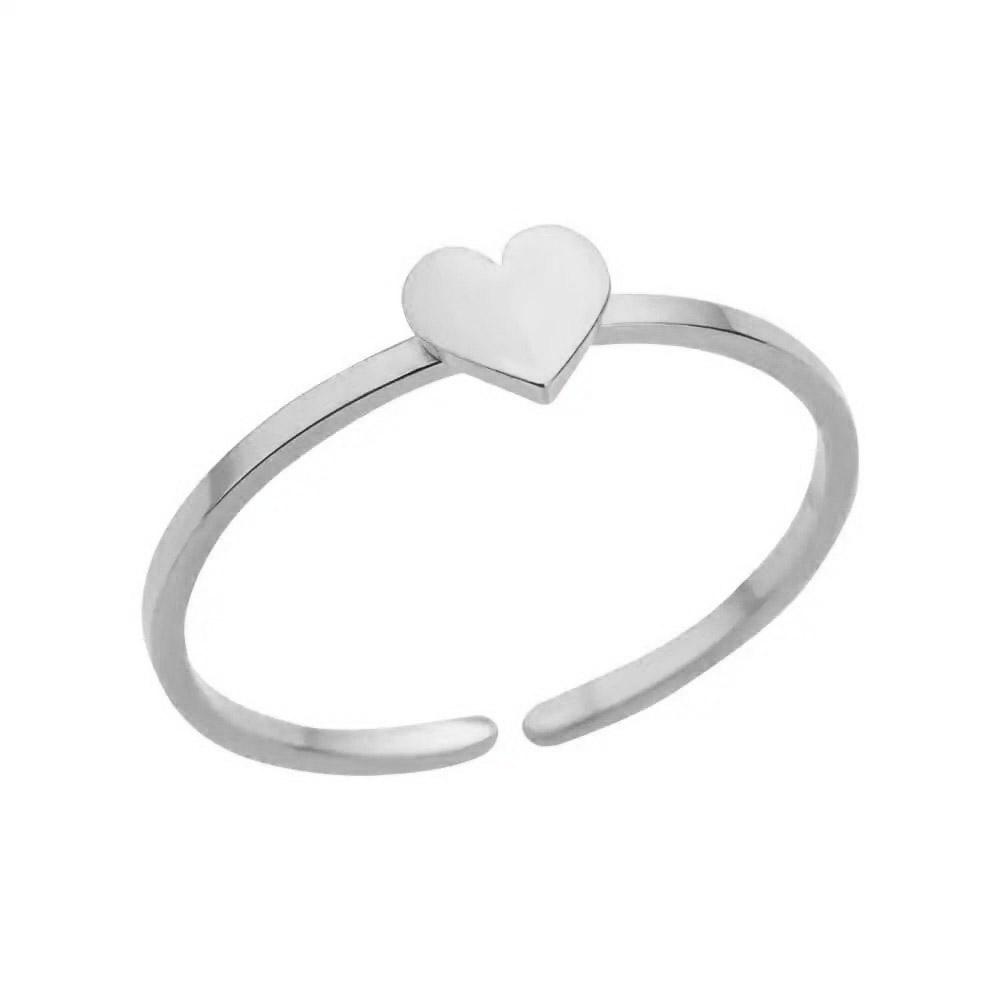 Zircon Little Heart Rings For Women Minimalism Heart Ring Stainless Steel Finger Dainty Ring Valentine Gifts