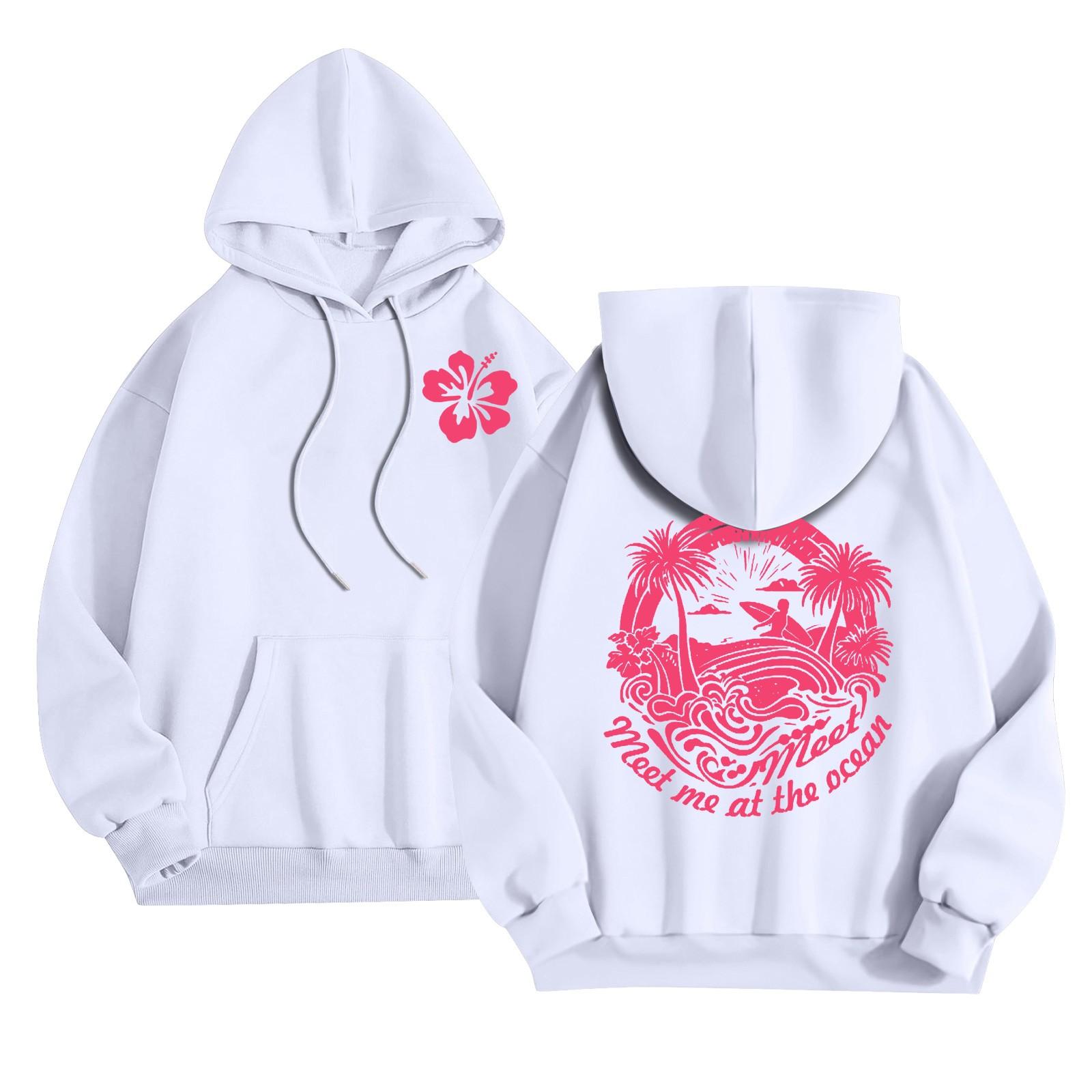 Спортивный костюм с капюшоном унисекс одежда для бега пуловер с длинными рукавами толстовка с капюшоном XL белый 1917₽