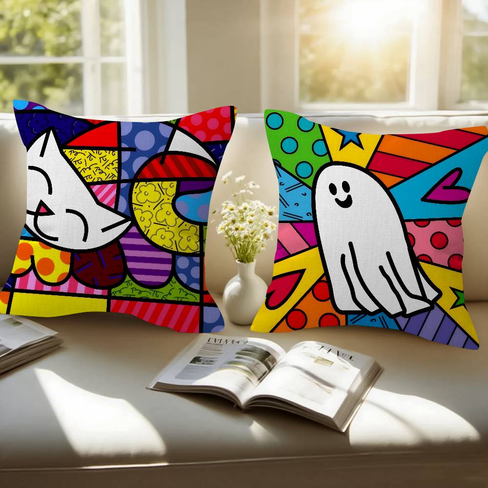 Pillow Cover Sofa Cushion Cover Home Room Decoration Children Gift Brand B-Brittos Abstract