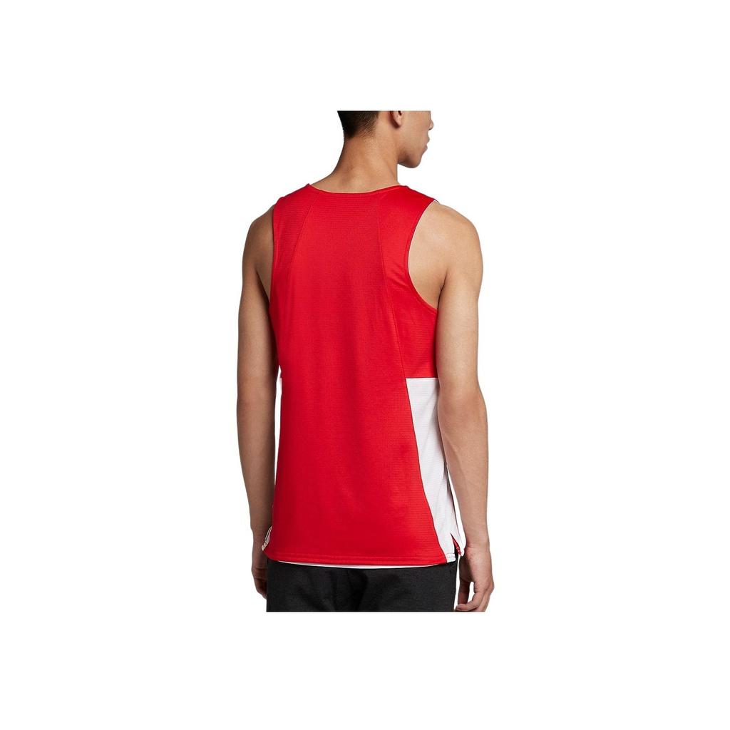 Jordan Casual Series Solid Color Logo Print Pullover Basketball Vest Men Tops Red 865849-657