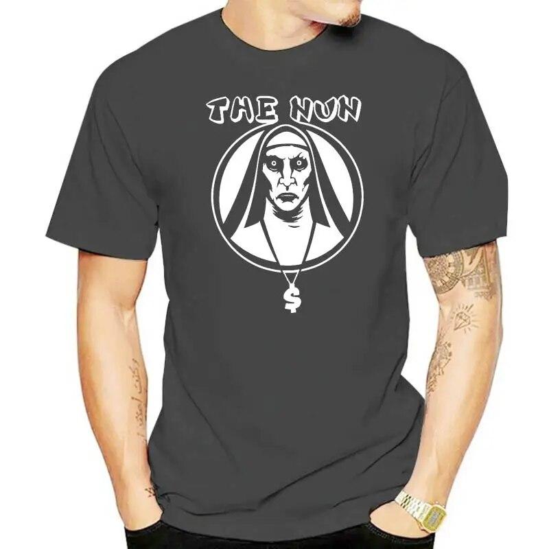 The Nun Catholic Horror Terror Black T-Shirt Customize Tee Shirt