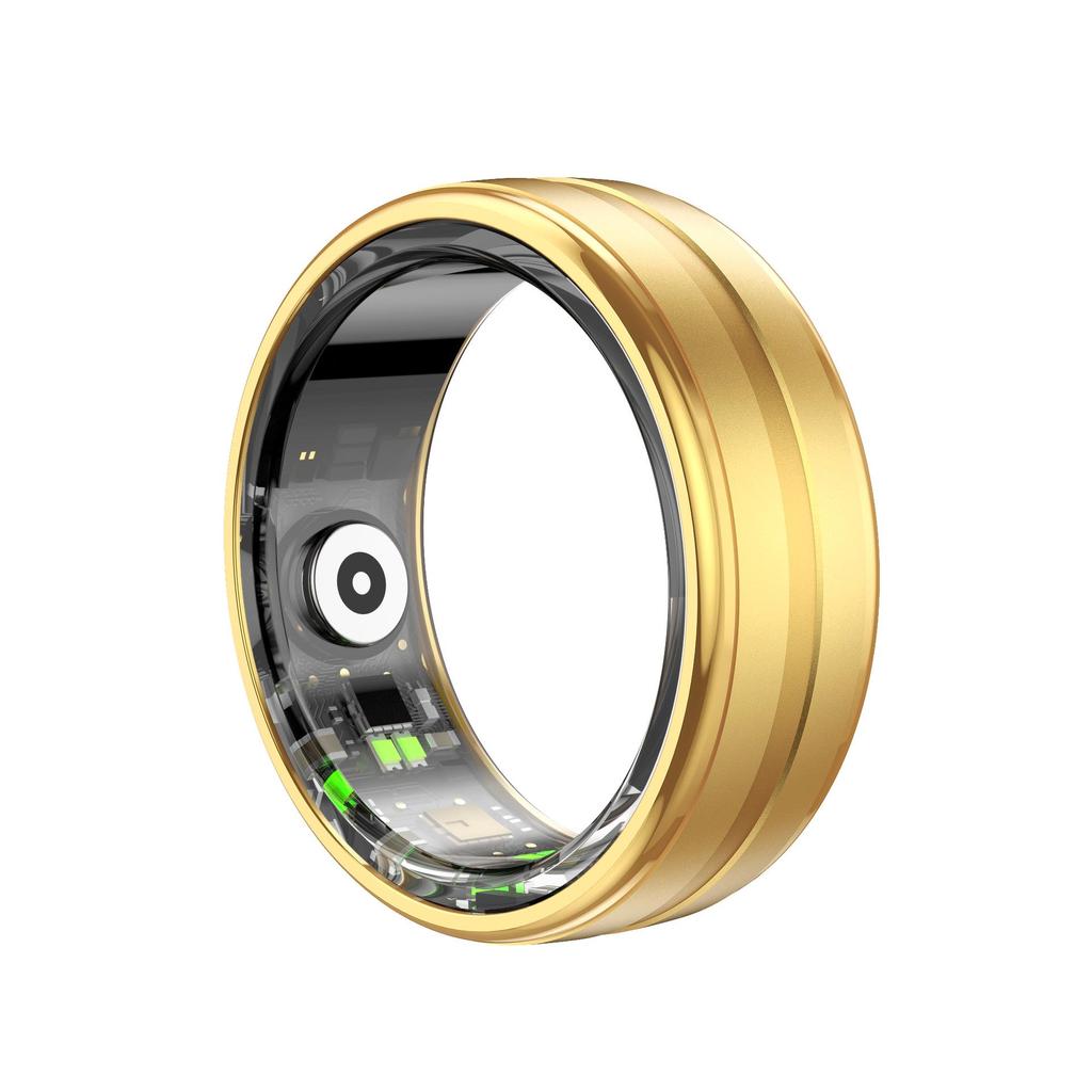 QRING R06 Smart Ring: Sleep, Stress, and Blood Oxygen Monitor with Sport Charging Case.