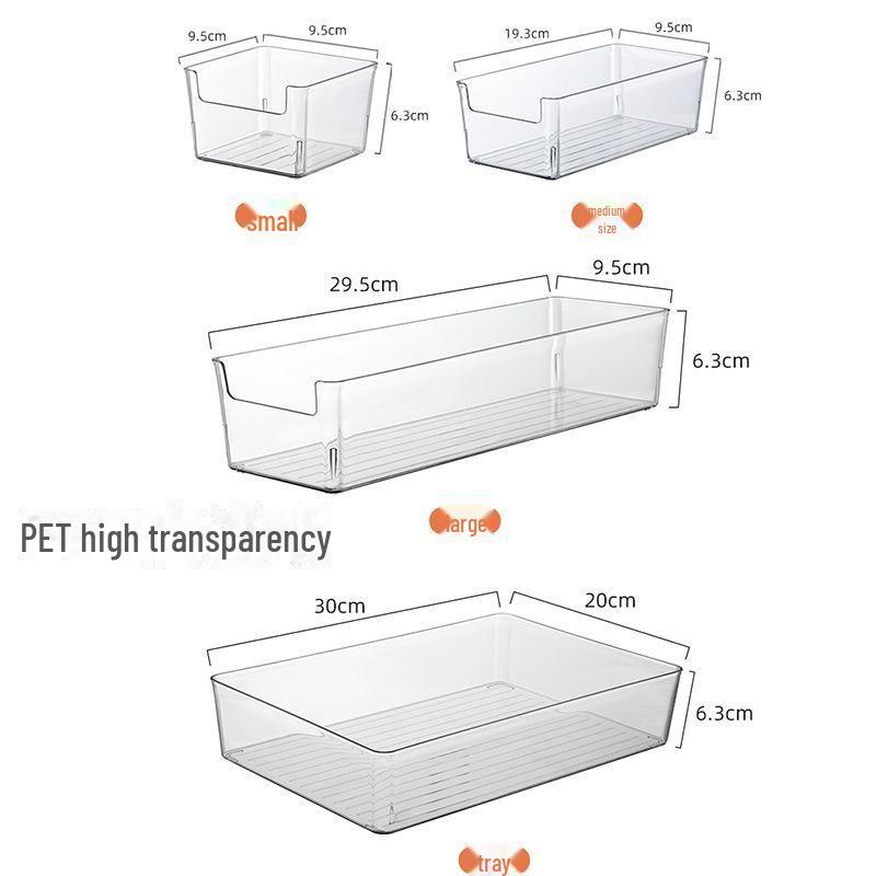 Clear Lid Cosmetic & Stationery Organizer: Narrow Drawer Box for Lipstick, Sundries, Eyebrow Brush, with Cover