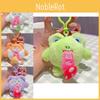 Whimsical Plush Animal Keychain Ideal For Fun Gifts With Vibrant Characters Colorful