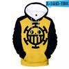 One Piece Anime Hoodie Men Digital 3D Print Loose Fit Long Sleeve Sweatshirt Fall Casual Wear