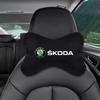 Pernă pentru Gât Auto Protecție Cap Scame Suport Universal Tetiere Pernă Spătar Pentru Skoda FABIA YETI KAMIQ KODIAQ SUPERB RAPID