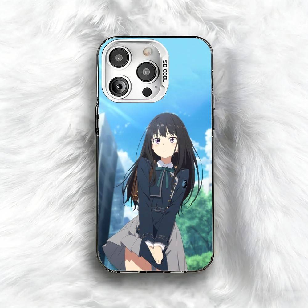 

DA I-Inoue T-Takina Phone Case For iPhone 16 17 15 14 12 13 Pro Max Black Color Shockproof Cover iPhone11PROMAX