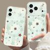 Polka dot star summer mobile phone case is suitable for iphone17 Apple 16promax magnetic tape bracket 15/14 sets