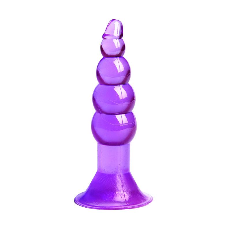 Silicone Suction Cup Anal Plug Vibrator Male Anal Plug Prostate Massager Dildo Vibrator G-spot Anal Toys Adult Sex Toys
