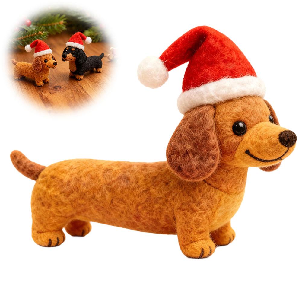 Adorable Dachshund Plush Toy Soft Stuffed Animal Dog Doll For Home Decor kids' Birthday Parties And Gifts