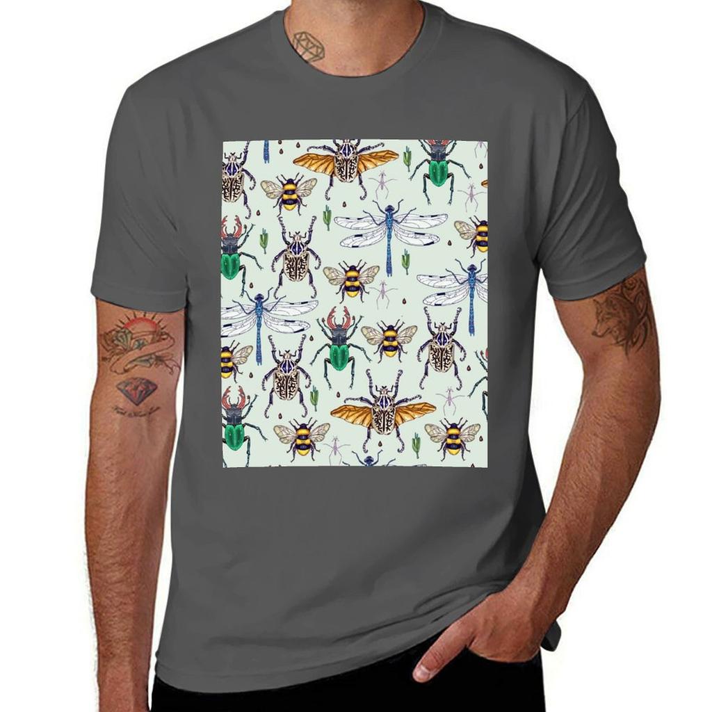 Lucky Insects Pattern Tshirt Streetwear Print Tee Shirt Tshirt