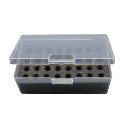 1Pc 16 Slot Battery Organiser Case With Compartmentalized Liner Accent Battery Storage Box For 2A 3A Storage