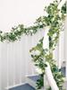 Artificial Flowers Silk Rose Gypsophila Garland Fake Eucalyptus Vine Hanging Plants for Wedding Home Party Craft Decor