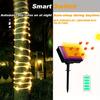 Solar-Powered Outdoor String Lights 7m 10m 22m 8 Modes Waterproof Garden Lamp for Tree Patio Fence Patio Christmas Fairy Light
