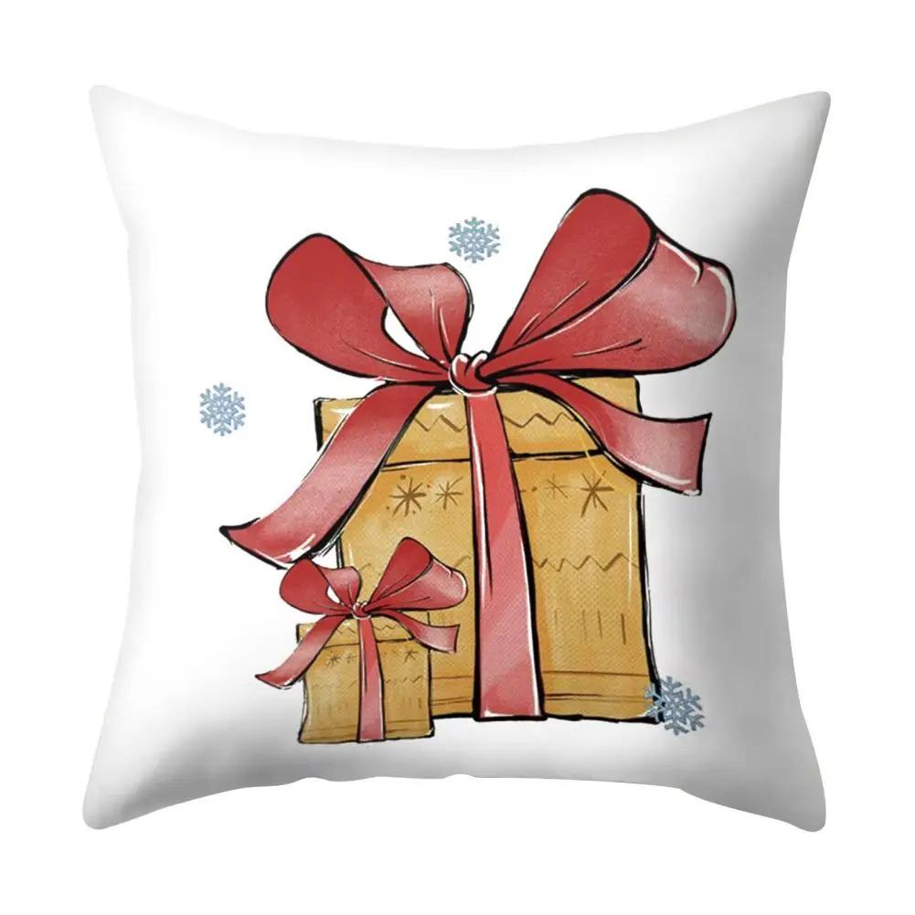 Povlaky na polštáře s vánoční tématikou Autodoplňky Kancelář Santa Claus Pohovka do obývacího pokoje Domácí povlaky na polštáře