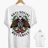2026 New Summer Antisocial Art Retro Style Casual TShirt  Unisexs and Womens Fashionable Luxury Top