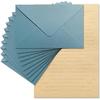 Tuhangcc Premium Velvet-Touch Stationery Set with Unique Design Colors - Best Paper and Elegant 4x6 Envelopes (24 Writing Sheets + 12 Envelopes) for