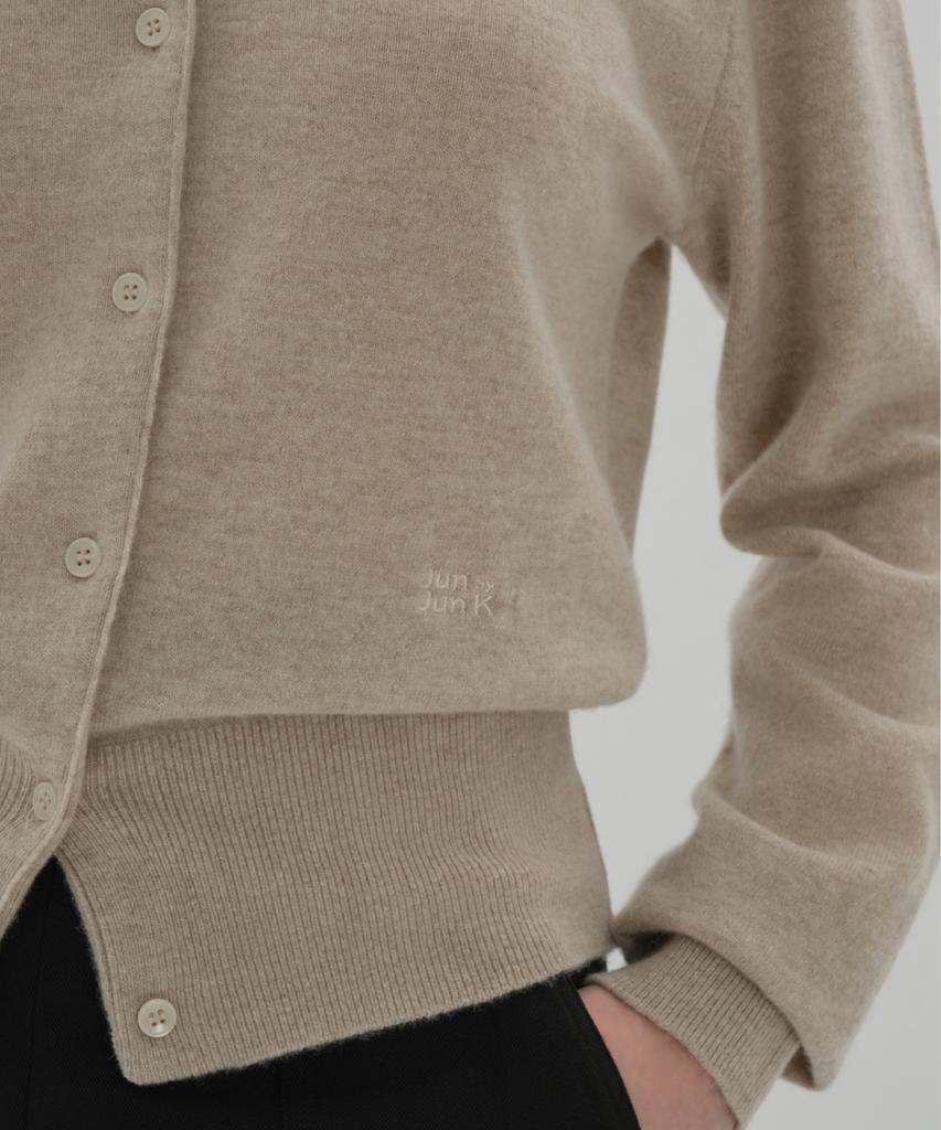Jun By Jun K Le Conte Cardigan_Hush Beige