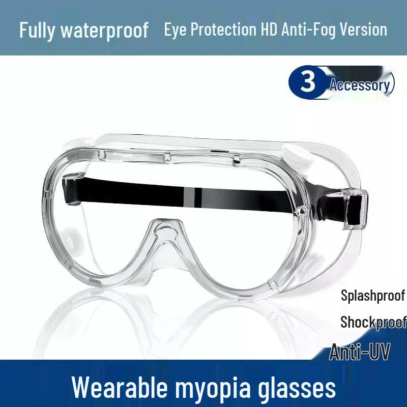 Anti-Fog Dustproof Safety Goggles for Rafting, Splash Festivals, Wind, and Sand Protection