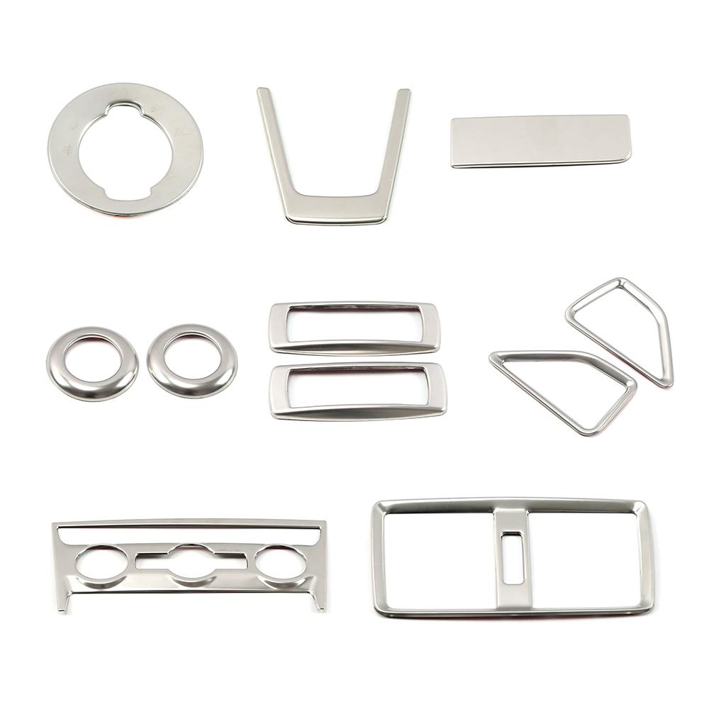 For Skoda Karoq 2017- Inner Door Handle Steering Wheel Read Light Armrest Window Lift Switch Button Trim Modify Frame