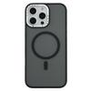 JAUCASE For iPhone 14 Pro Magnetic Case Rhinestone Decor Lens Frame TPU+PC Phone Back Cover