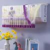 Universal Wall-Mounted Air Conditioner Dust Cover, Fits 1P and 1.5P Units, Easy Installation Without Removal