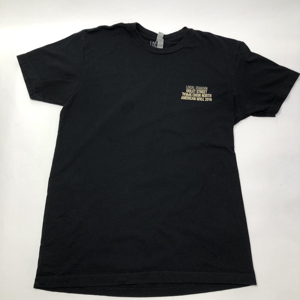 Local Natives Band Merch 2019 Tour Logo Double Sided size S Small Black T Shirt