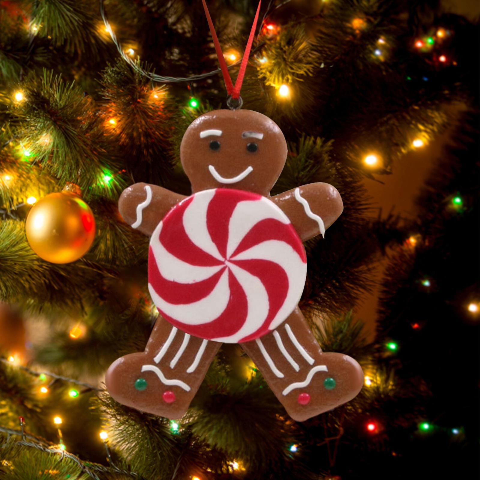 

Рождественские украшения Пряничные подвески Коллекция Домашний декор Праздничные принадлежности Украшение для Gingerbread w Sugar