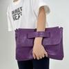 Ladies' Fashi Business High Capacity Glove Bag Soft Leather Document Storage Shoulder Bag