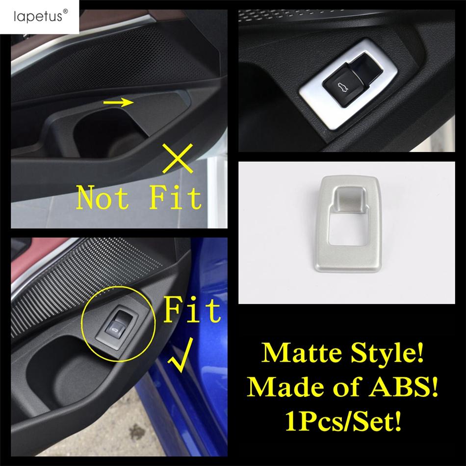 Car Interior Rear Trunk Tail Gate Switch Button Panel Cover Trim For BMW 3 Series G20 -2024 Matte / Carbon Fiber Accessories
